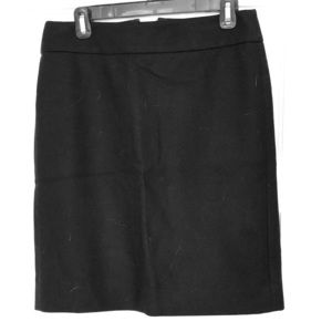 J.Crew black wool skirt